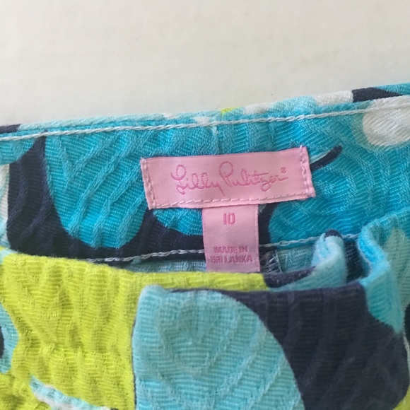 Lilly Pulitzer Textured Cotton Cropped Pants - Picture 5 of 7